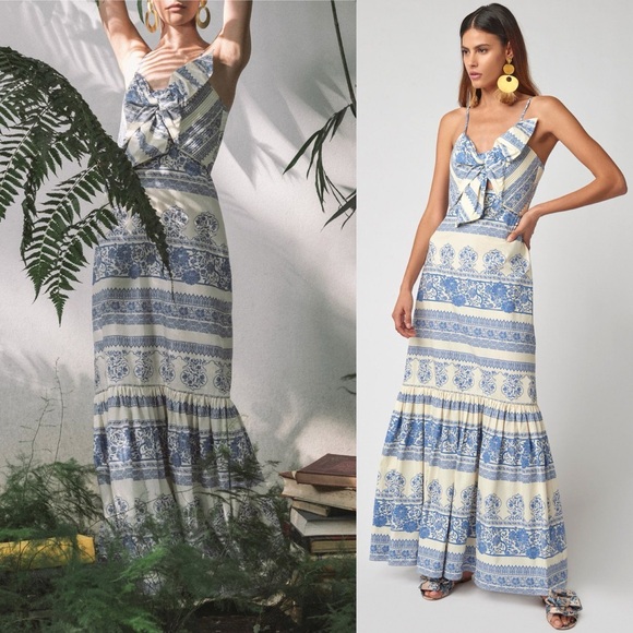 Johanna Ortiz Deep Waters Dress size 4 - Picture 1 of 10